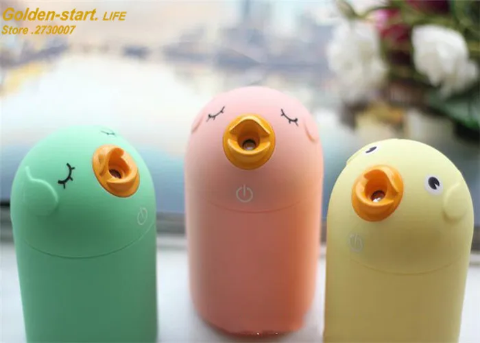 

New Cartoon Cute Bird Humidifier Home Office Car Steam Air Mist Maker Oil Diffuser New Popular Gift Tool