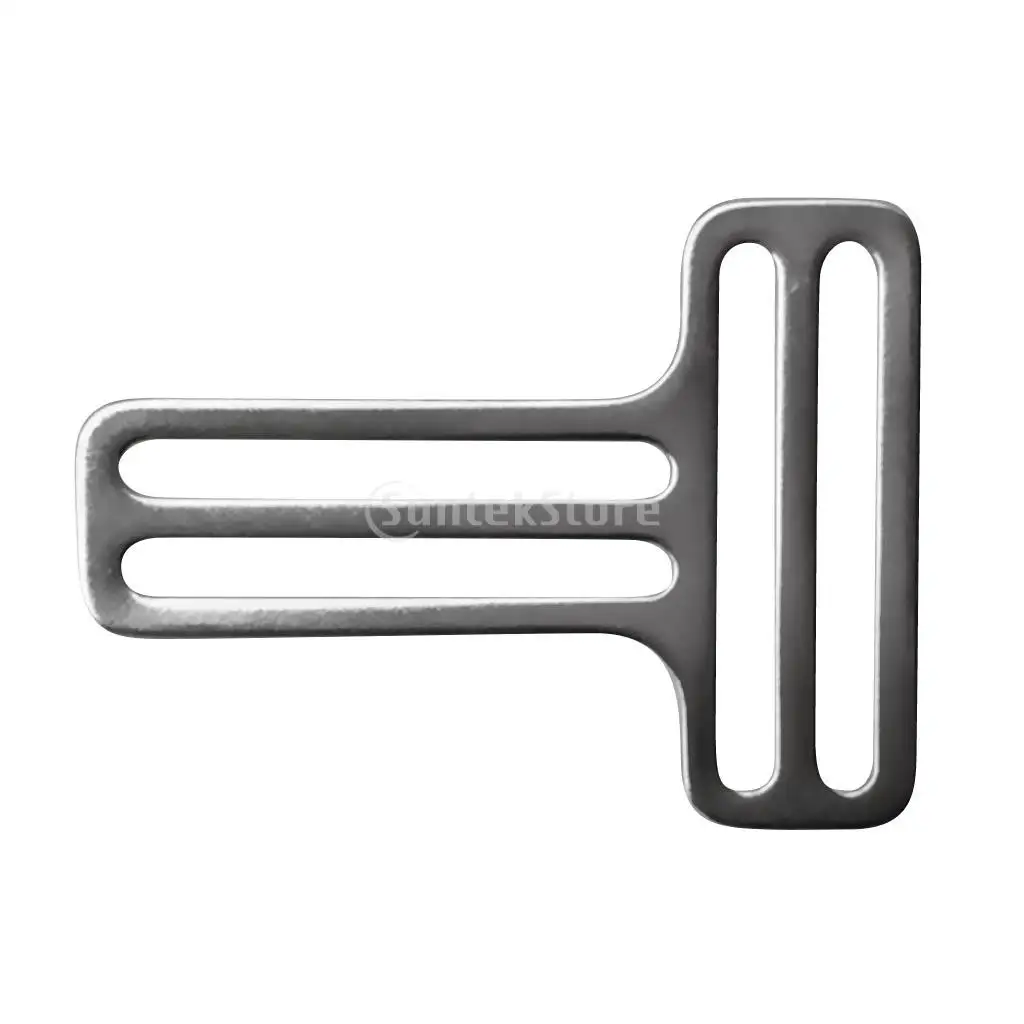 Heavy Duty 316 Stainless Steel Scuba Diving Weight Belt Keeper Retainer Stopper Slider Fits 5cm / 2' Webbing Strap