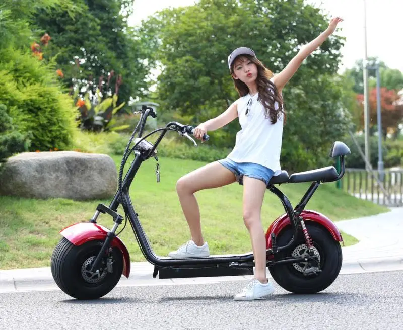 

Electric Scooter Citycoco 1000w Motor 60V 12AH Li-ion Battery With Front Shock Absorption from Poland Warehouse