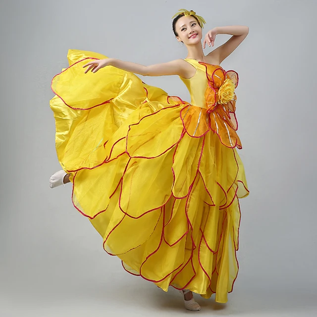 yellow spanish dress