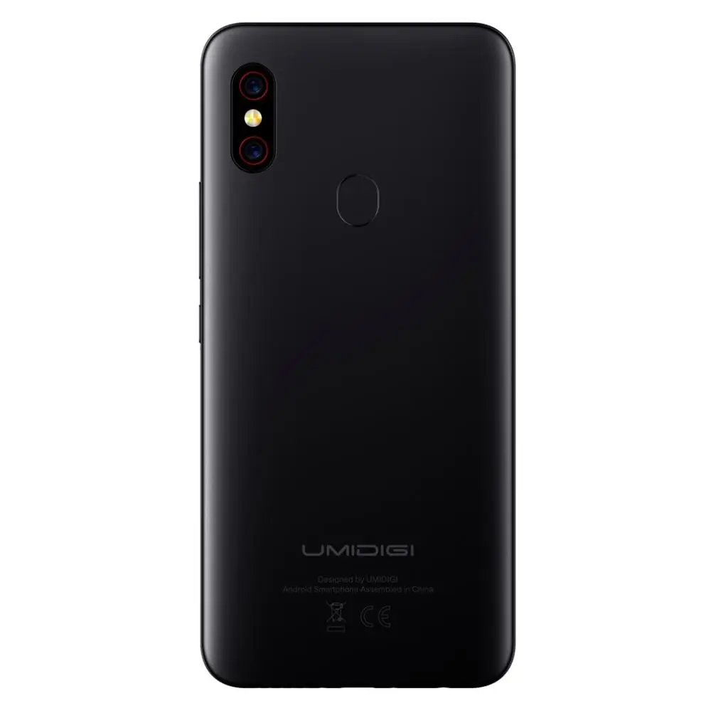 UMIDIGI F1 Android 9,0 128 Гб rom 4 Гб ram 6," FHD+ Helio P60 5150 мАч большая батарея 18 Вт Быстрая зарядка смартфон NFC 16 Мп+ 8 МП телефон - Цвет: Черный