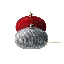 Strass Kristall Schminktäschchen Harte Mini Hochzeit Cocktail Abend Handtasche