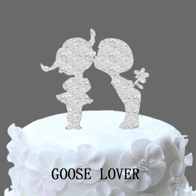 Aliexpresscom Beli Anak Anak Siluet Wedding Cake Topper Anak Laki