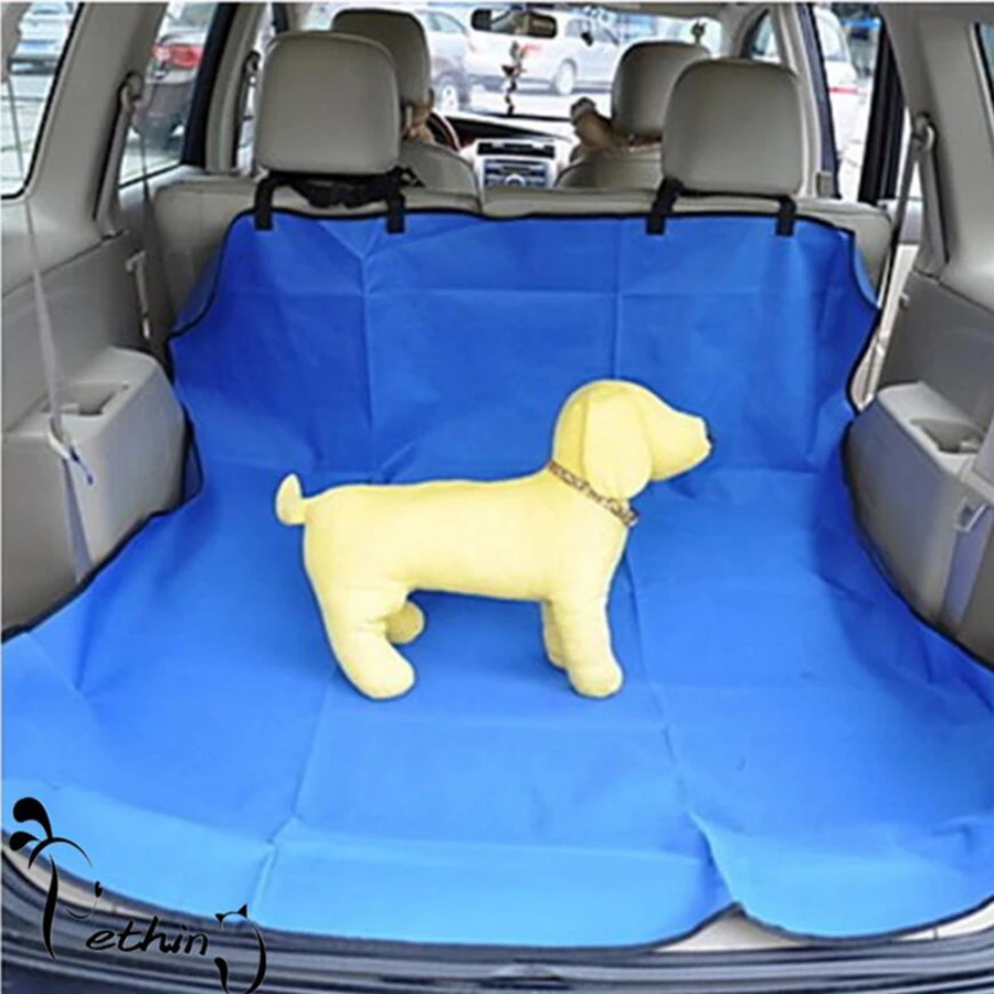 Five colors optional Waterproof Oxford Auto Car Trunk Mat / Back Seat Cover For Pet Dog 2017 New