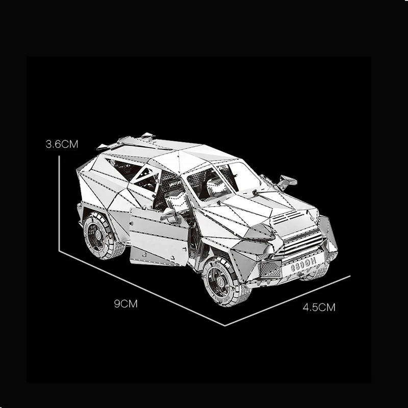 4 шт. наборы HK Nan yuan 3D металлическая головоломка Mercedes Benz и SUV автомобиль DIY лазерная резка головоломки модель-пазл игрушки для взрослых детей подарок