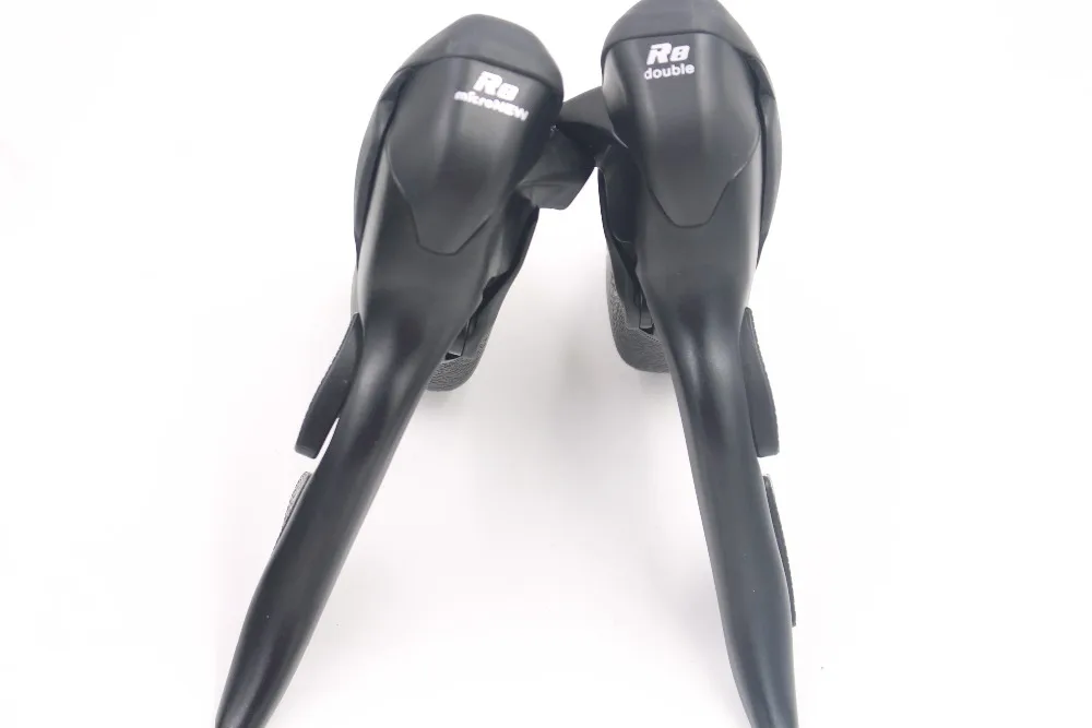 Koop Voor MicroShift Dual Control Hevels 2x8 Speed Dubbele Shifters Road Fiets Derailleur voor Shimano Road Claris ST 2400 STI shifter