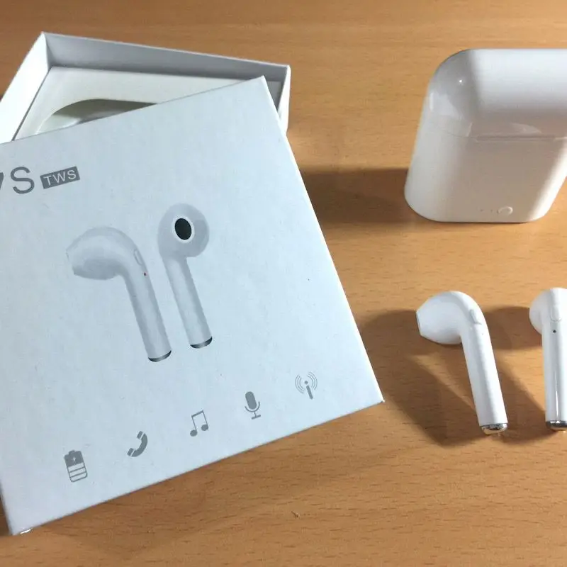 

i7s TWS Mini Wireless Bluetooth Earphone Stereo Earbud Headset With Charging Box Mic For Iphone Xiaomi All Smart Phone