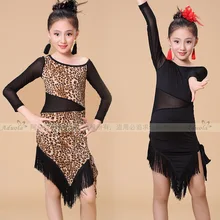 Девочки; Дети плюс Размеры Черный Латинской Танцы платье детские танцевальные костюмы, купальники для танцев латино платье для танцев Танго Чача Румба Сальса костюмы для самбы