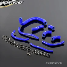 Silicone Radiator Coolant Hose Clamps Kit FOR KAWASAKI ZXR 750 1993