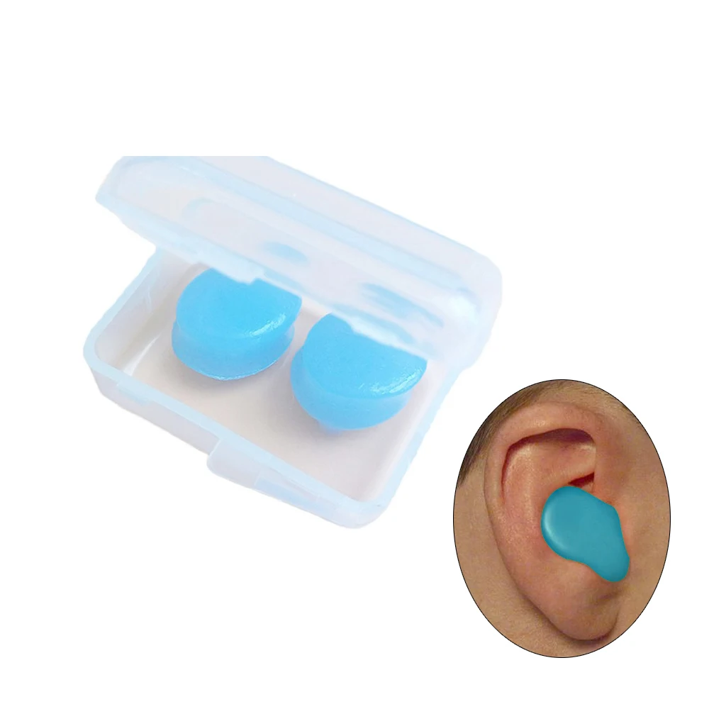 

Silicon Anti-noise Earplug Ear Plugs Heat Shrinked Waterproof Swimming Earplug