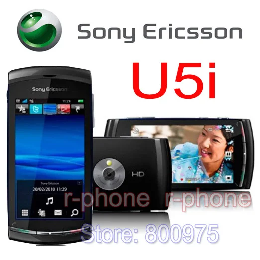 Мобильный телефон sony Ericsson Vivaz U5i, разблокированный мобильный телефон U5, 3g, wifi, gps, 8MP, 3,", сенсорный экран