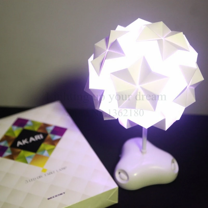 yeni gece lambasi diy iq yaratici lamba renkli origami lamba bulmaca bar dekor hediye cocuk masasi basucu yenilik isik lambasi night light creative lamporigami lamp aliexpress
