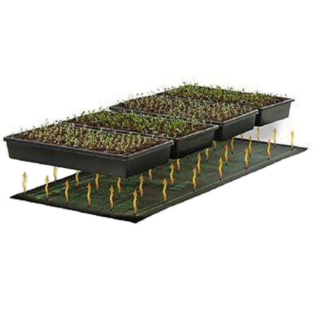 220v Seedling Heat Mat, Tapis Chauffant pour semis, 18W chauffant  hydroponique Coussin chauffant pour serre - 24 * 52cm