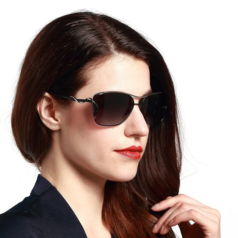 Женские солнцезащитные очки с полиуретановыми линзами