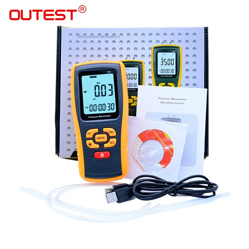 Buy GM510 USB Manometro LCD Display digital pressure