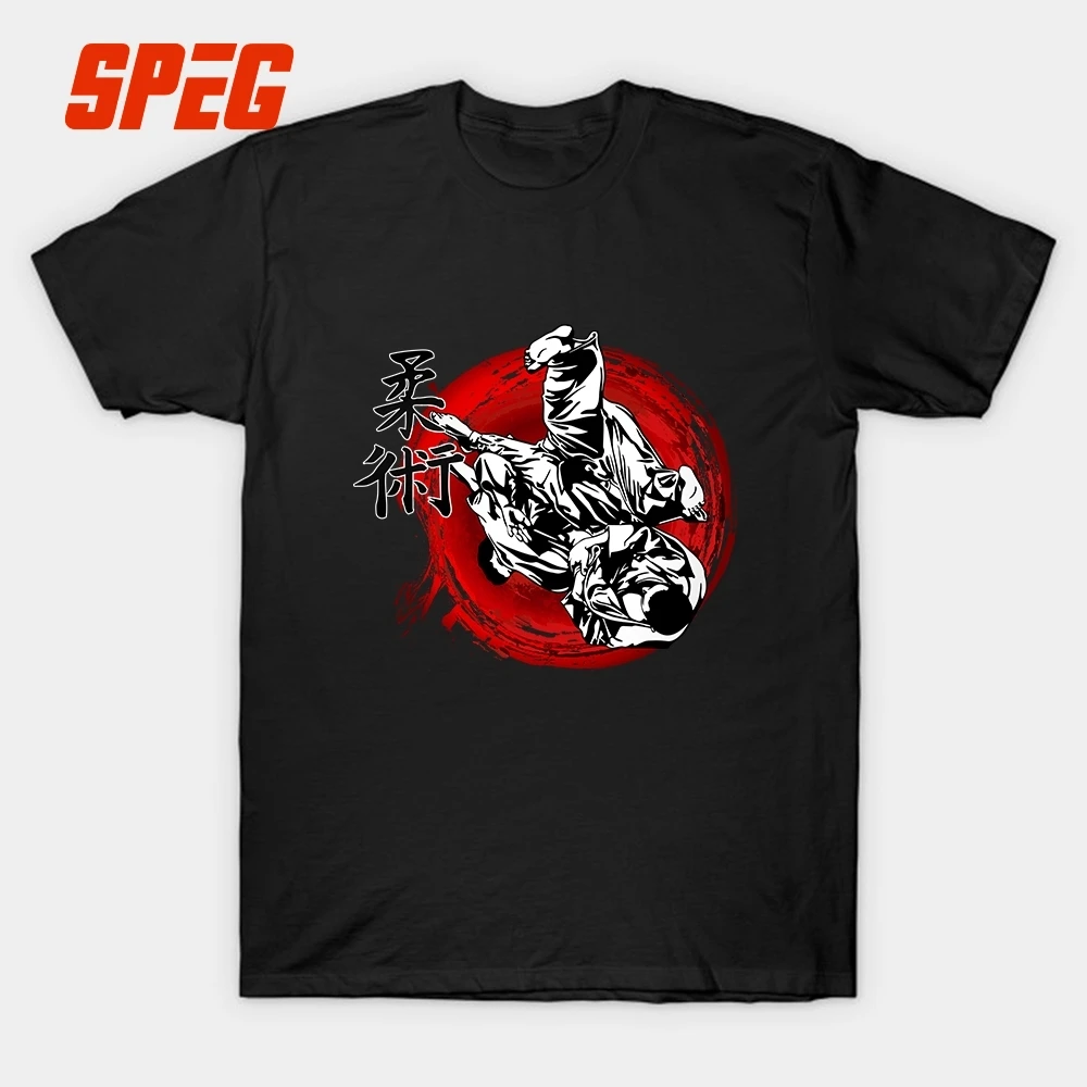 

SPEG Men T Shirt Brazilian Jiu Jitsu Bjj Retro Print Judo Tee Short Sleeve 100% Cotton Tops Tshirt Round O Neck Adult Plus Size