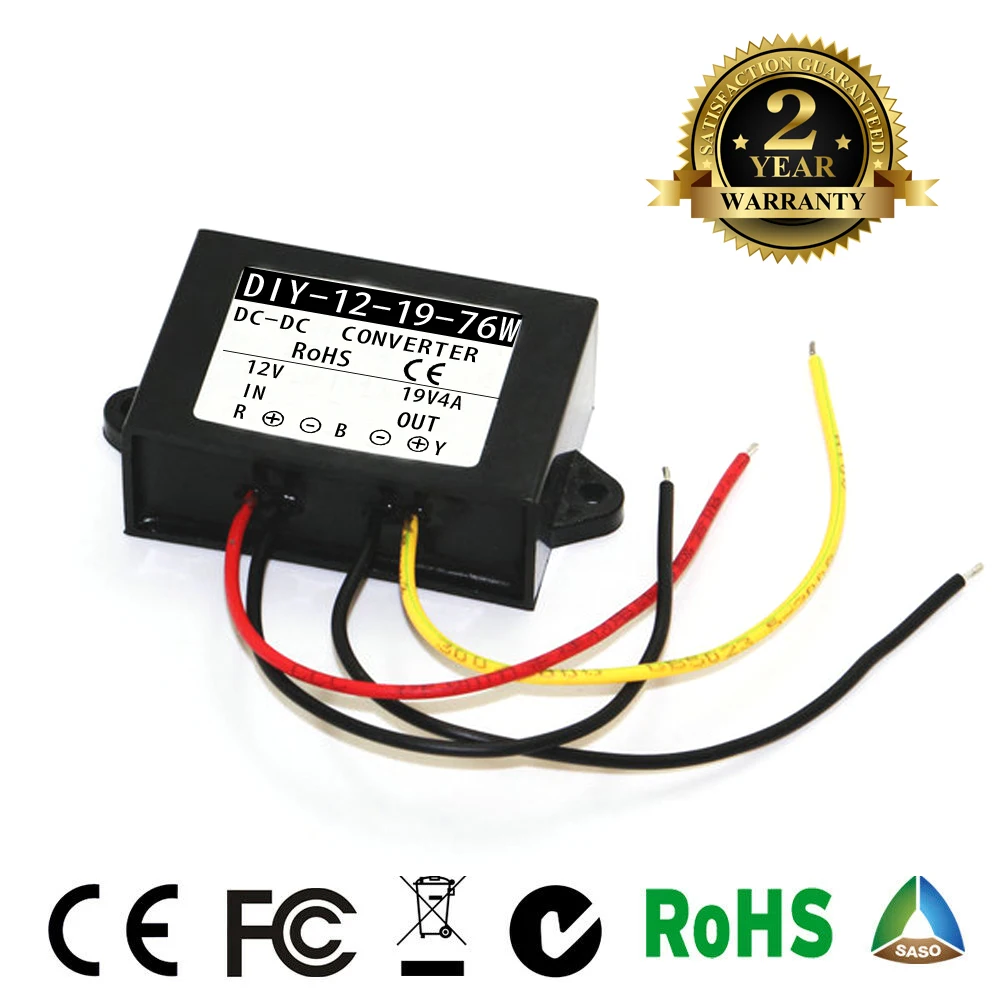 DC Boost Gauge 12V Step Up To 24V Car Power Supply Converter Regulator Adapter