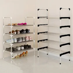 Minimalis Modern Sepatu Organizer Home Sepatu Rakitan Kabinet Sepatu Lemari Lipat Kreatif Multi-Tujuan Sepatu Rak