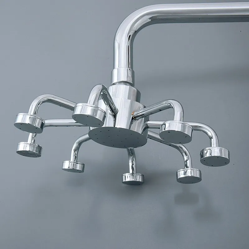

Bathroom Accessory 8 Inch Polished Chrome Water Saving Eight Claw Top Rain Shower Head Bathroom Fitting ash233