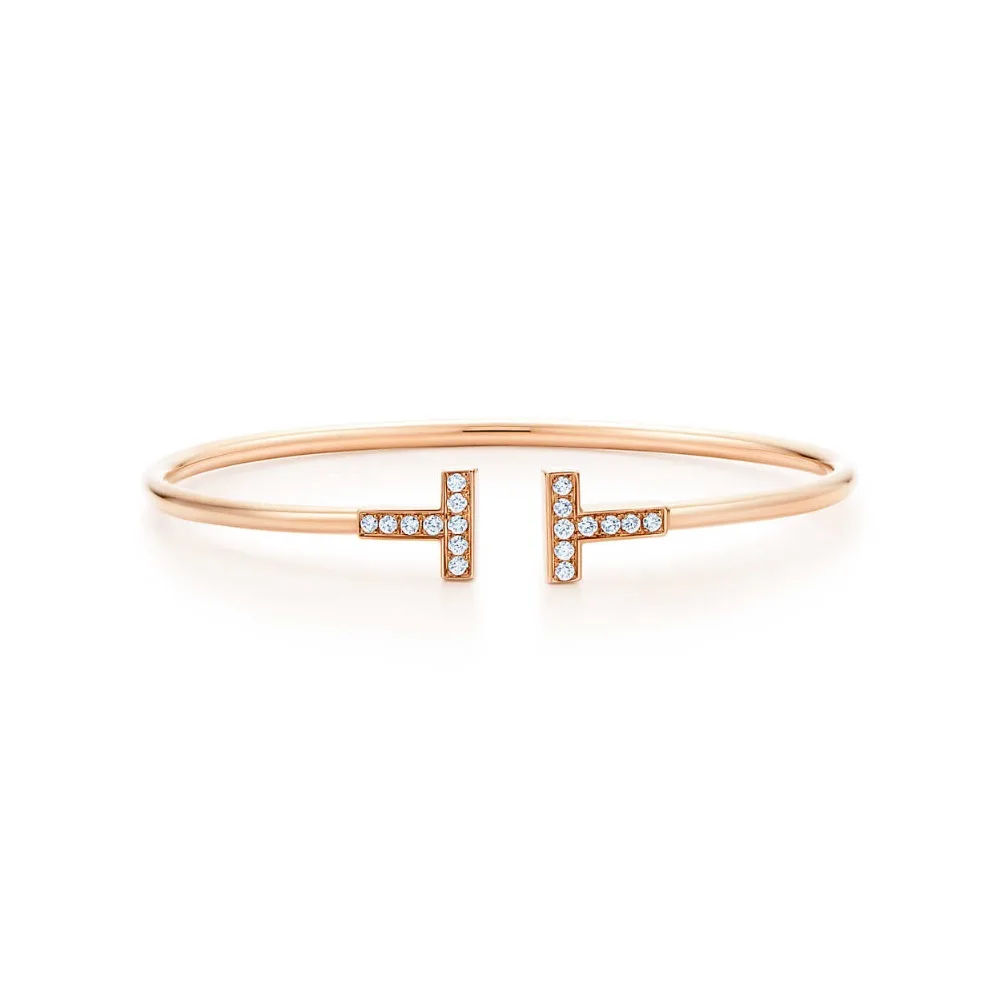 

100% 925 Sterling Silver Rose gold Bracelet Live mouth size adjustable fit DIY Original jewelry Ladies Charm jewelry gift