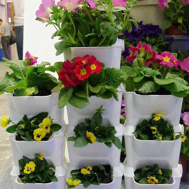

Flower Pots Planter for Balcony Flower Combination Flowerpot Three-dimensional Wall Plants Pot Vertical Garden ZA3059