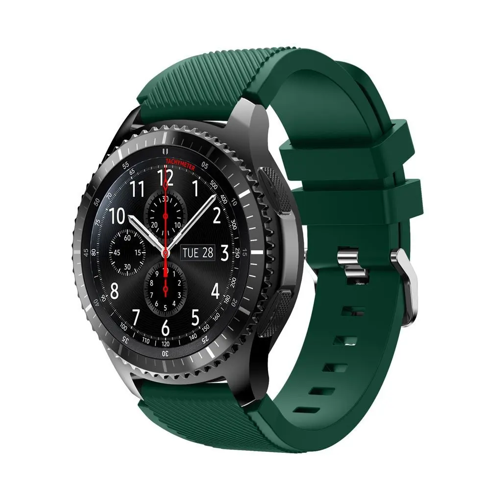 Ремешок силиконовый спортивный для Samsung Gear S3 S 3 Frontier/Classic 22 мм|Ремешки часов| |