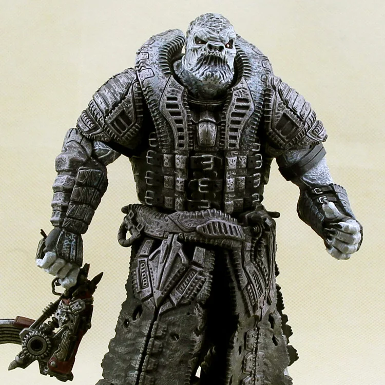 Бесплатная доставка NECA Gears of War GoW Locust Генеральный Raam 7 "Свободные Рисунок Редкие Игрушки пятно