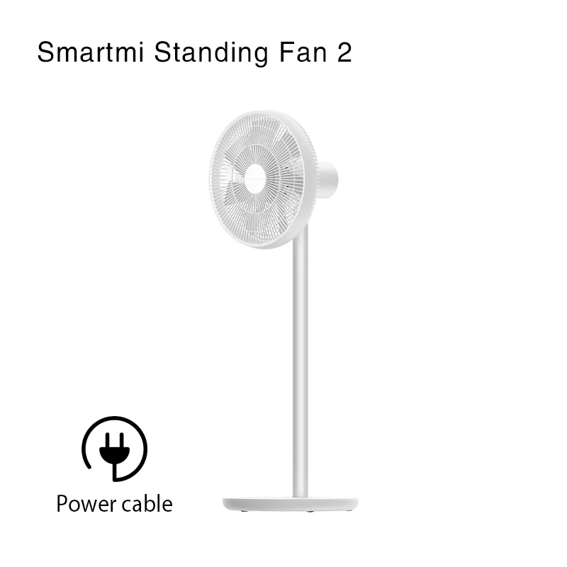 1 Smartmi 2 2S напольный вентилятор Беспроводной DC Частотный вентилятор естественный ветер MIJIAAPP контроль детей блокировка напольный вентилятор 2800 мАч кулер - Цвет: Without Battery