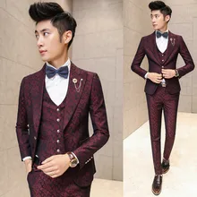 Мужские бордовые Костюмы Для Выпускного Бала Костюм Homme Mariage Terno Masculino Traje Hombre Slim Fit мужской свадебный смокинг для мужчин