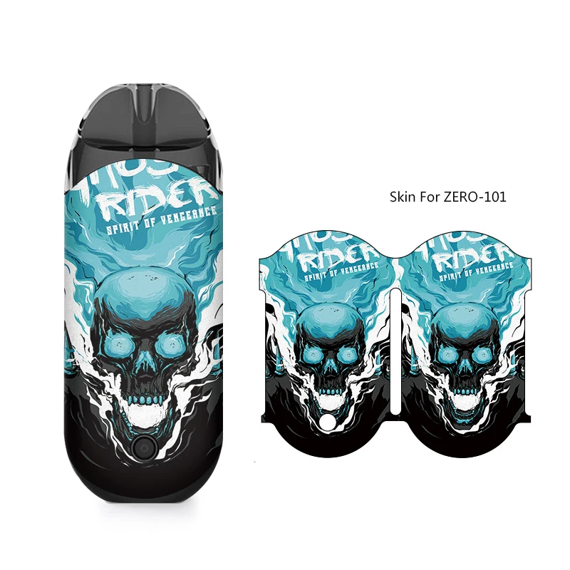 

Fashion Sexy Beauty Clown Skull Head Pattern Stlye Wrapper Sticker Protector Skin for Vaporesso Renova Zero Pod Vape Kit