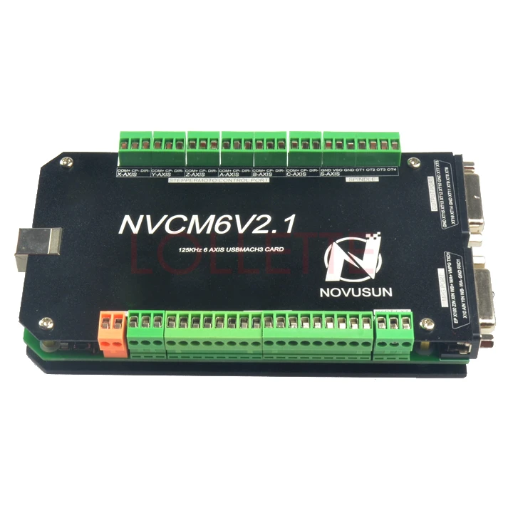 6 осей NVCM Mach3 USB порт 125 кГц шаговый двигатель контрольная карта ЧПУ контрольный Лер