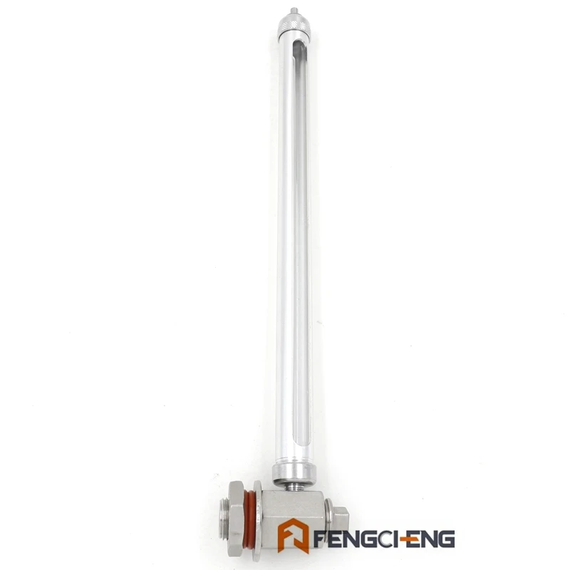 Weldless Sight Gauge 11" , High Temp Food Grade Silicone Washers and