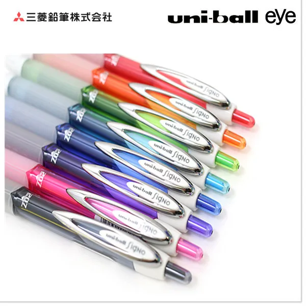Uni цветная гелевая ручка, UMN-207F, быстросохнущая гелевая ручка, подпись в офисе, ручка 0,7 мм, ручка для студенческого осмотра