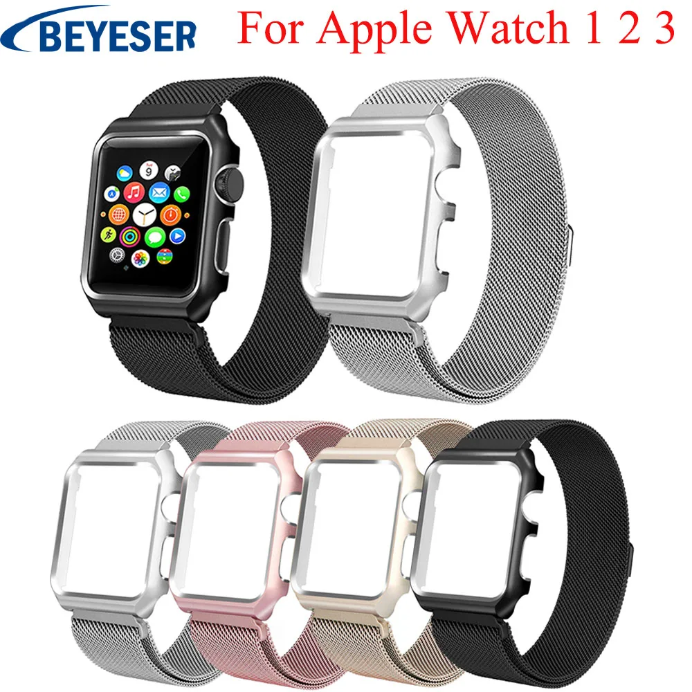 

For Apple Watch Band Series 3/2/1 Breathable for iWatch Band series3 38MM 42MM Milanese Loop Replacement Wristband For iWatch