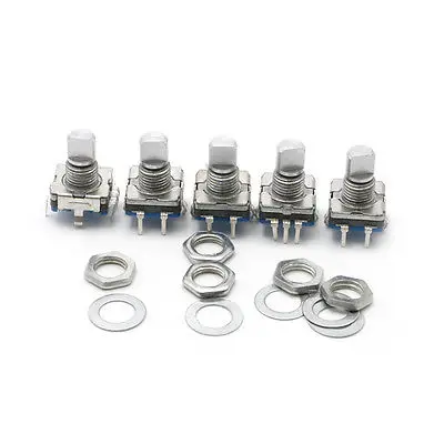 

5Pcs 12mm Rotary Encoder Push Button Switch Keyswitch Electronic Components New