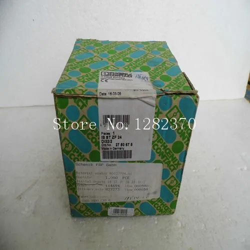 

[BELLA] New Phoenix I / O module IB ST ZF 24 DI32 / 2 2750675 stock