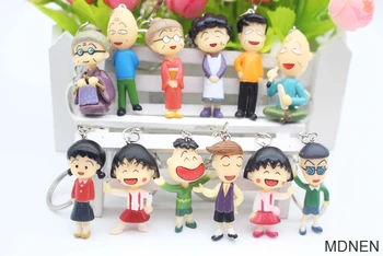 

12pcs/lot Cartoon Keychain, Simulation Pendant Key Ring, Promotion Gift, Personality, creative gift