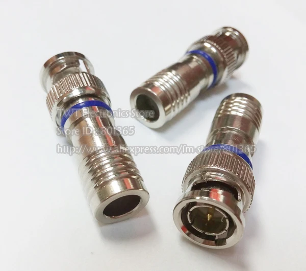 

30pcs BNC Male Compression Coax Connectors RG59 Free shipping