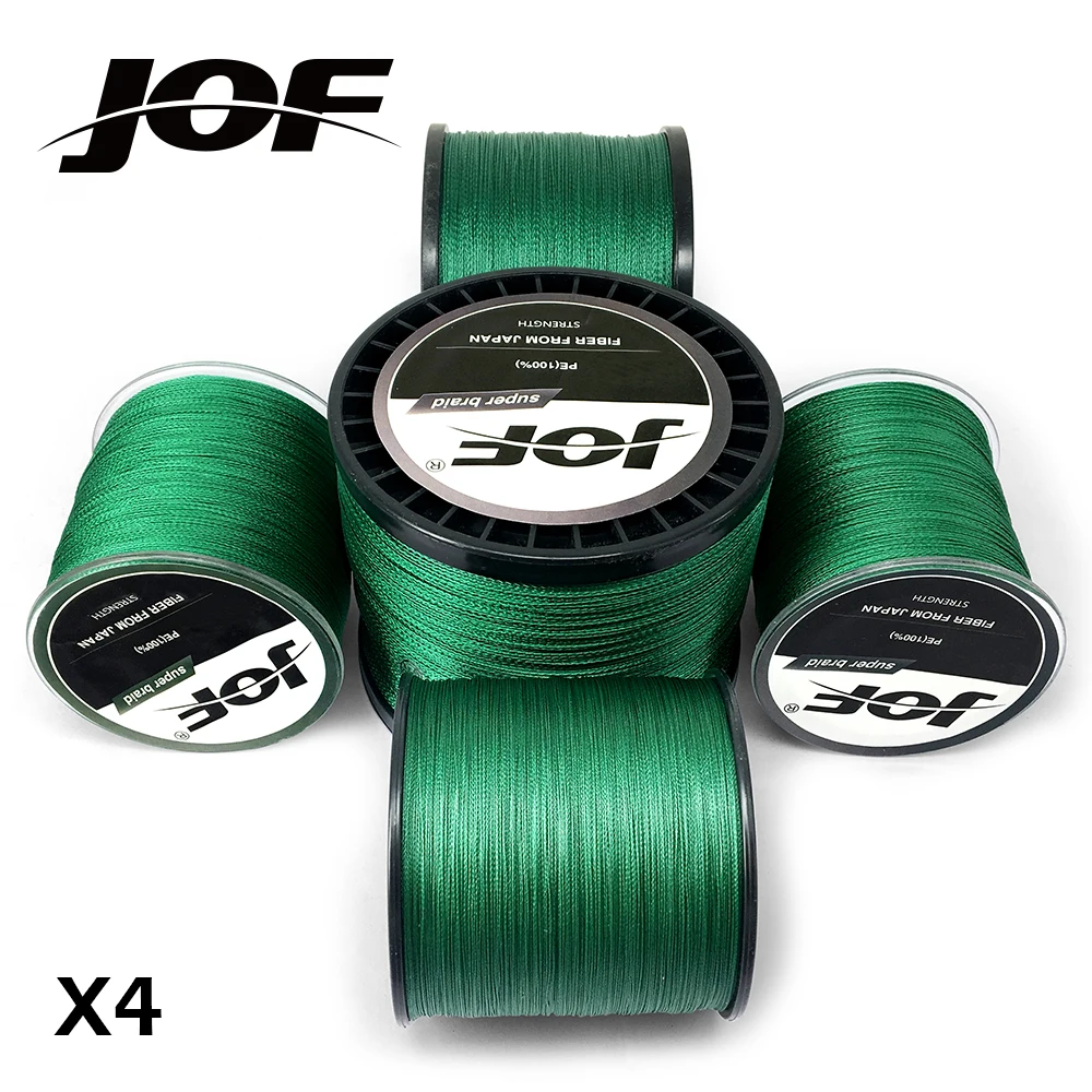JOF جديلة 4 300 متر 500 متر 1000 متر الأصلي الأخضر اللون 4 مضفر خط الصيد حيدة الصيد خط 10-60lb صنع في الصين JOF جديلة 4 300 متر 500 متر 1000 متر الأصلي الأخضر اللون 4 مضفر خط الصيد حيدة الصيد خط 10-60lb صنع في الصين