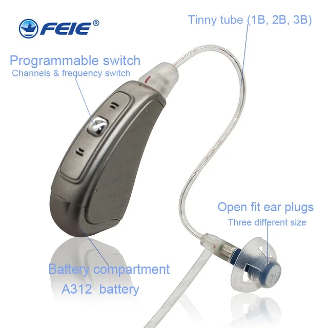 Medical Earphones Hearing Aid Digital Amplificador De Som Behind Ear Machine Sound Amplifier MY-19 Clear Voice Ear Machine my voice