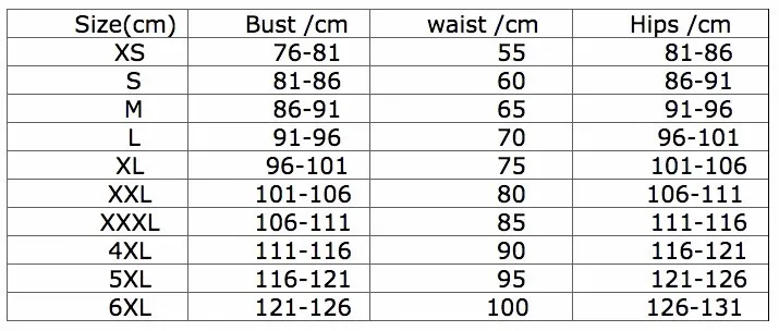 CORSET SIZE