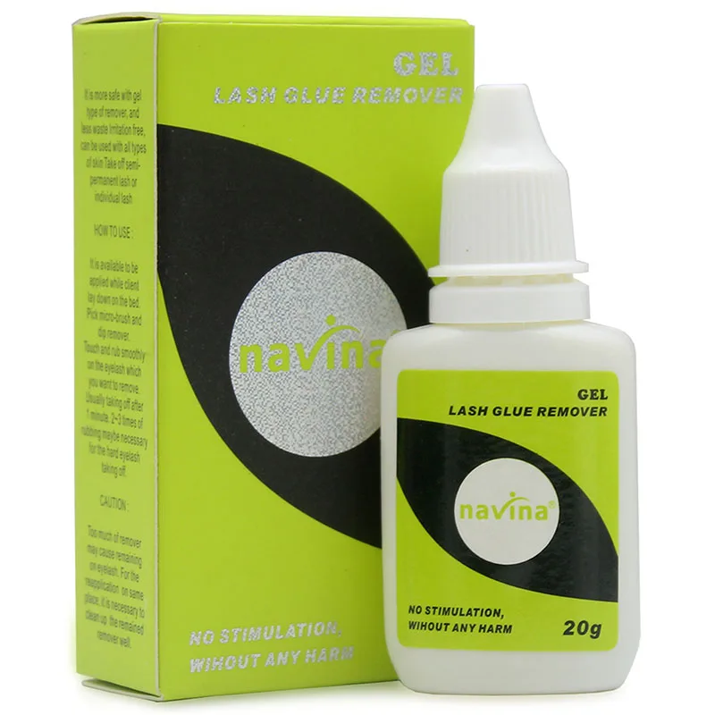 

Navina 20g/pc Safe Eyelashes Glue Remover NO Stimulation NO Harm Fake False Individual Lashes Eyelash Extension Glue Remove Gel