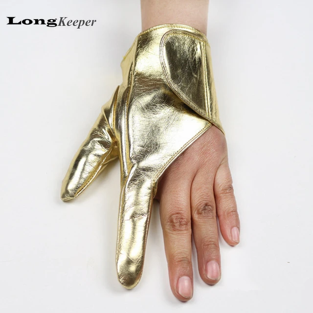 Gold 2024 fingerless gloves