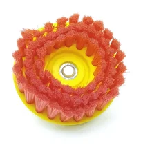 4 шт./лот Dia. 110 мм щетка для чистки керамической плитки, используемая на электрической дрели/чистящих инструментах ковровая деревянная мебель Kitcen T30