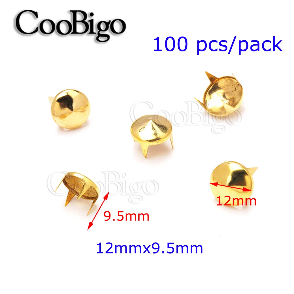 12x9.5mm Golden x100