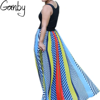 

Ganby 2017 New Summer indian Women Bohemian Plus Size Dress Thailand Style Big Swing Long Dress Chiffon Print Beach Long Dresses
