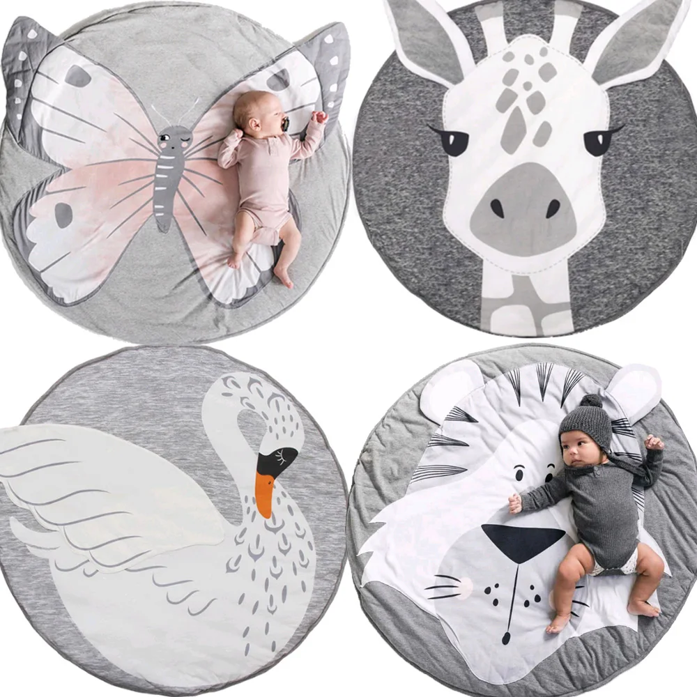 

Baby Toddler Play Mat Toys Kids Crawling Carpet Floor Rug Soft Baby Bedding Rabbit Blanket Cotton Game Pad Children Room Decor
