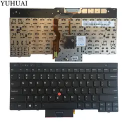 Новая клавиатура для ноутбука для ThinkPad L430 W530 T430I T530 T430 T430S X230I X230 L530 X230 черный США с рамкой без подсветка