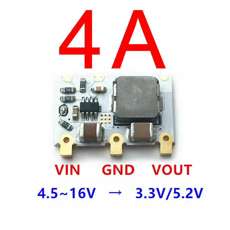 

98% 4A Mini DC-DC Buck Converter 5-16V 9V 12V to 5V 3.3V Step-down Power Supply