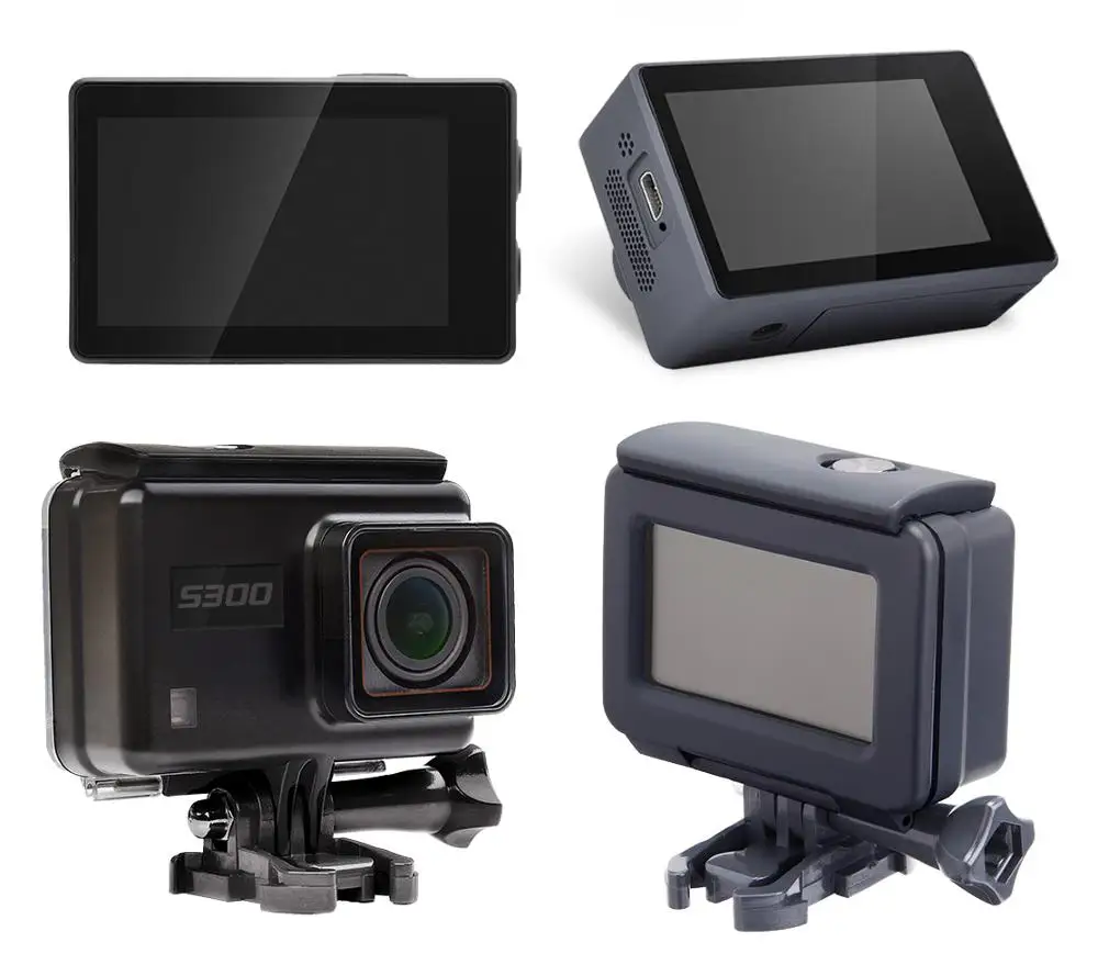 SOOCOO S300 4K 30fps 1080P 120fps Экшн-камера 2,35 дюймов сенсорный экран Bluetooth пульт дистанционного управления Водонепроницаемая Wifi спортивная видеокамера